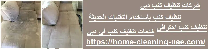 شركات تنظيف كنب دبي