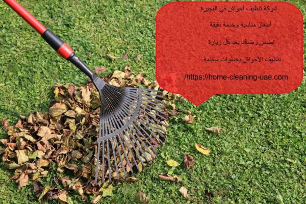 شركة تنظيف أحواش في الفجيرة