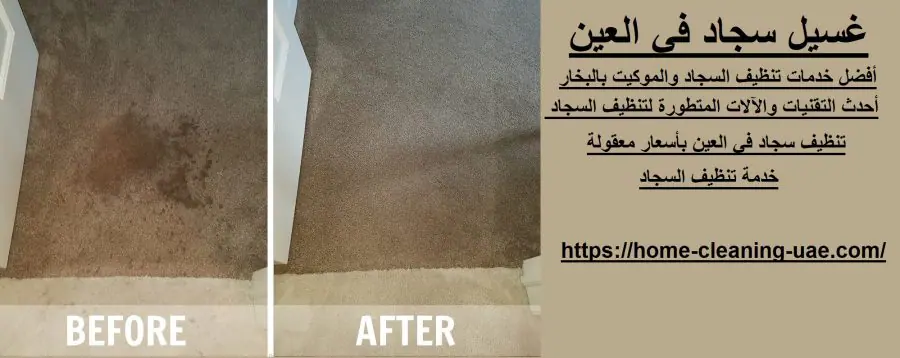 غسيل سجاد في العين